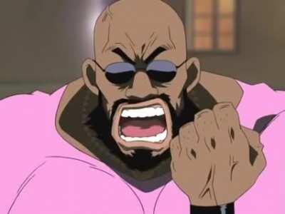 Worst black guy dub in an anime