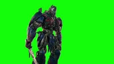 [MEME TEMPLATE] Optimus Prime saying &quot;What Have I Done&quot; Green Screen - Transformers: The Last Knight