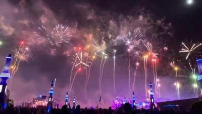 One year ago under the Electric Sky 💜 (courtesy of a fellow Ground Controller)