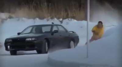 Skiing on a Skyline