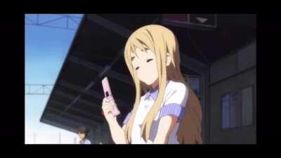 Mugi enjoys some big floppa