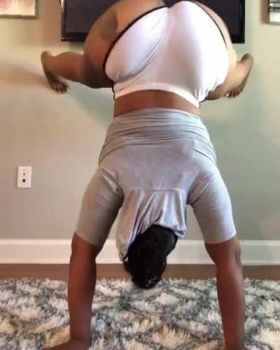 Twerking on the wall