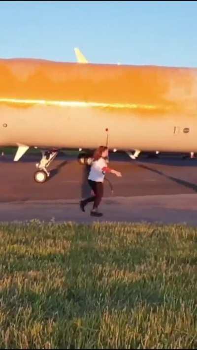 Just Stop Oil activists paint Taylor Swift’s private jets 