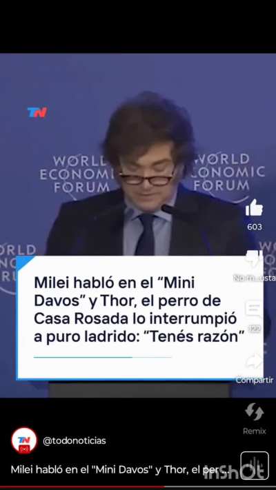 El rrope de Milei es un Avenger 🔨⚡