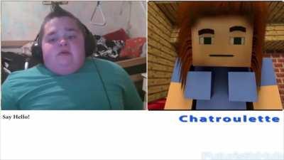 E-girl gets owned on chatroulette!!!😱 (Emotional message)