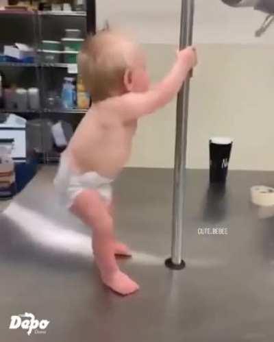 someday mom I'm a good dancer