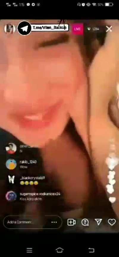 Insta Crush 🥰 Diba Show live 👀 pic 50 &amp;amp; Video 10 hottie 🥵