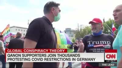 CNN über Corona-Demo in Berlin