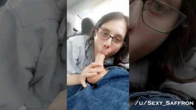 Swallowing Cum in The Backseat! ;