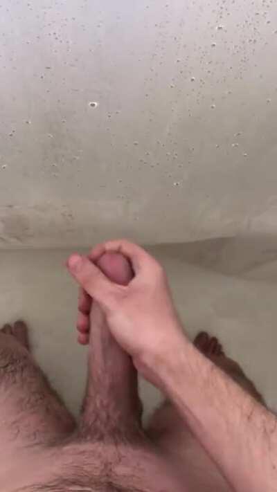 Big thick load in shower