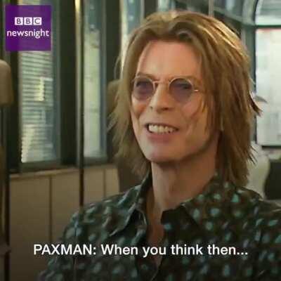 David Bowie in 1999 about the impact of the Internet on society