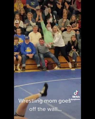 The real wrestling match is in in the stands