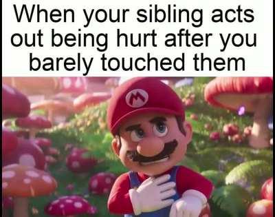 Mario has a heart attack video template