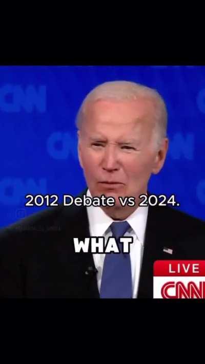 Presidential debate 2012 vs. 2024