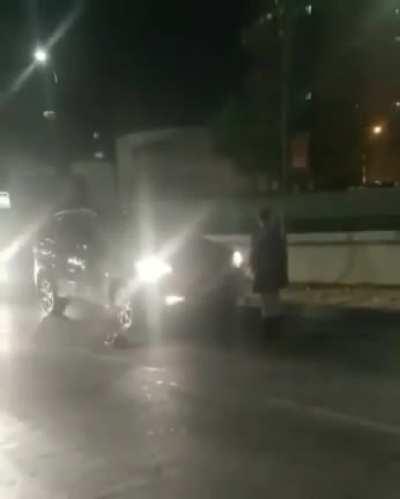 WCGW blocking the goddamn road