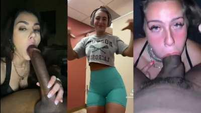 BBC Blowjob Split Screen Porn TikTok Twerking Porn GIF by ahsoka1776