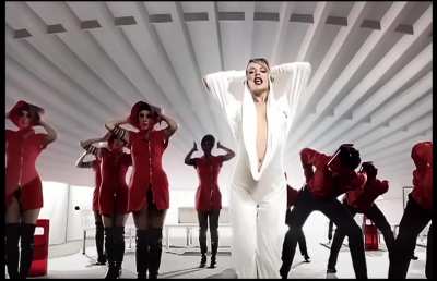 The iconic white dress section of Kylie Minogue's &quot;Can't Get You Out Of My Head&quot; clip... 2001