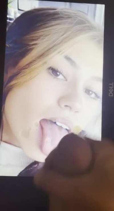 Ava Rose Made Me Cum Onto Her Cute Tongue