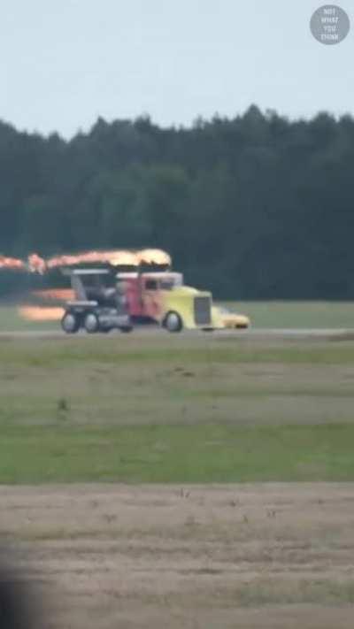 Truck with Jet Engines