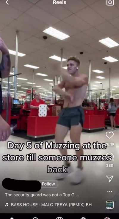 Muzzing at Target