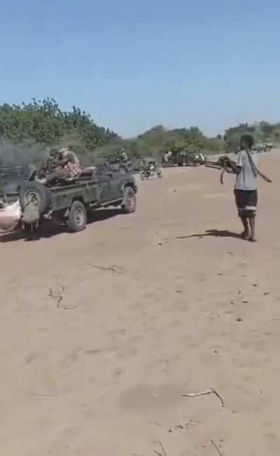 RSF forces clashing with the Sudanese Military