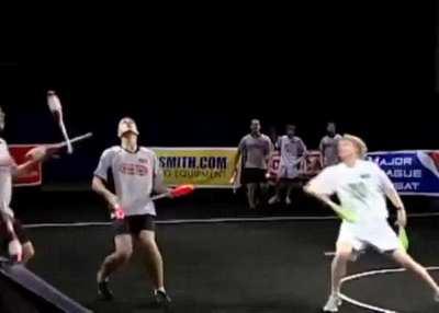 Welcome to the wild world of combat juggling.