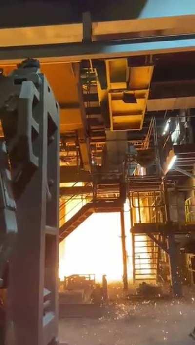 Thats how an accident at a german steel mill looks like.