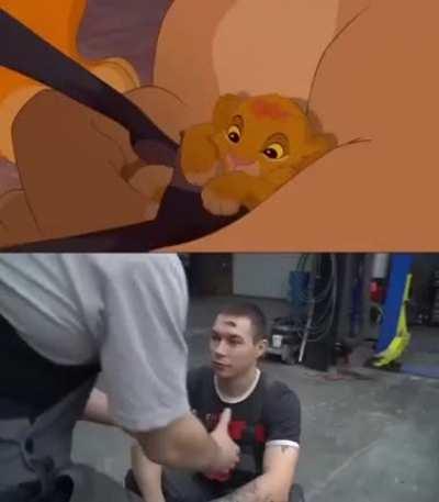 Russian mechanics version of The Lion King