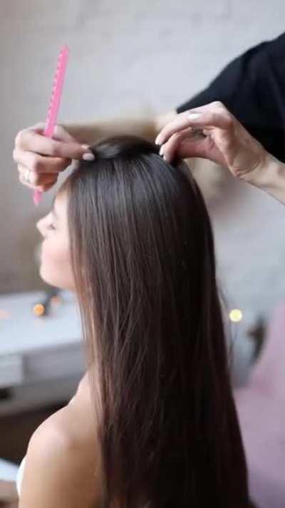 Creating A Gorgeous Hairstyle From Beautiful Brunette Hair (@tonyastylist)