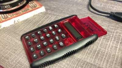 Who remembers these bad boys? Best feature on a calculator.