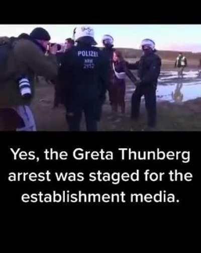 Behind the scenes of Greta's arrest.