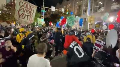 Philly 'Stop The Vote' Counter Protest Turned into a Massive Dance Party