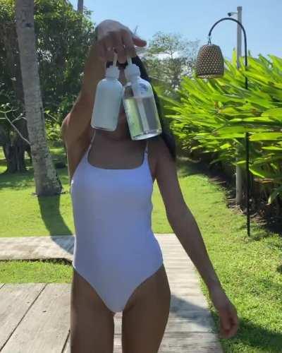 Afterschool Kahi - Milf idol in white swimsuit