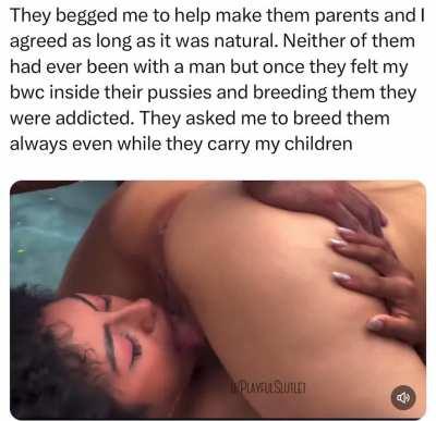 Breeding them during their first time with a man