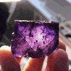 Cube of fluorite looks like an infinity stone