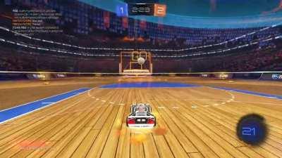 My friend and I did an insane kickoff in hoops