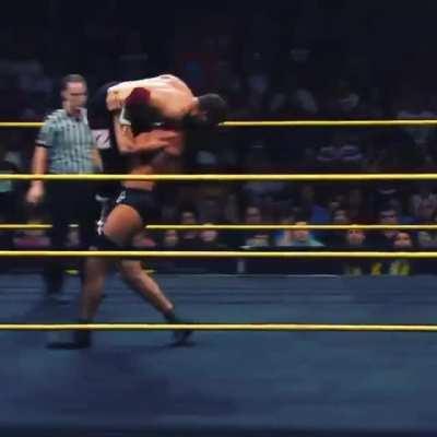 Guys Cesaro’s strong, Like REALLY strong. This is actually one of the greatest feats of strength I’ve ever seen, he did this to a grown man.