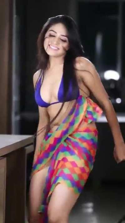 New saree style💦💦