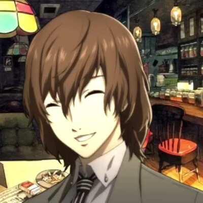 Akechi trying to hide the fact that he’s loco