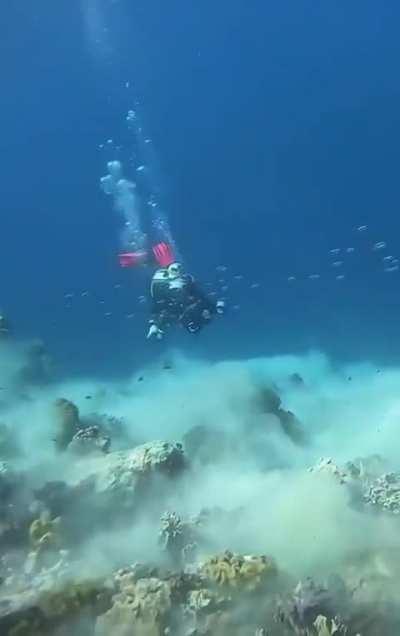 🔥 Astonishing footage of an underwater earthquake