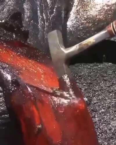 Oddly satisfying lava sounds