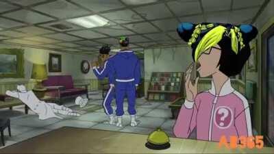 Every time he hears the bell he goes for the Ora