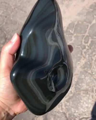 A Beautiful Rainbow Obsidian.