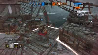 sometimes playing Raider has its advantages