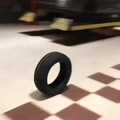 This tire transfer system