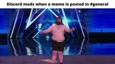 FOR THE LAST TIME GUYS NO MEMES IN #GENERAL 😡