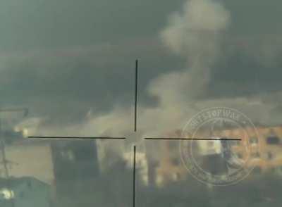 Ukrainian Position ''HIT'' by Krasnopol Laser Guided Artillery