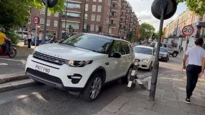 Highly effective traffic calming device in London.