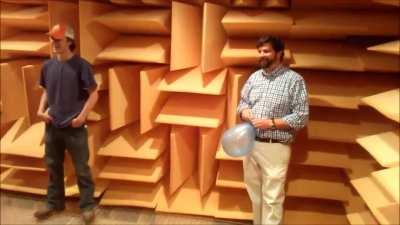 Variation between bursting a Ballon outside and within a Anechoic Chamber