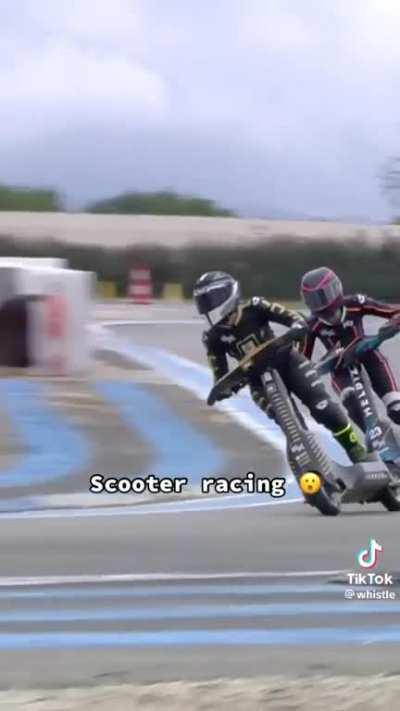 scooter racing is a thing